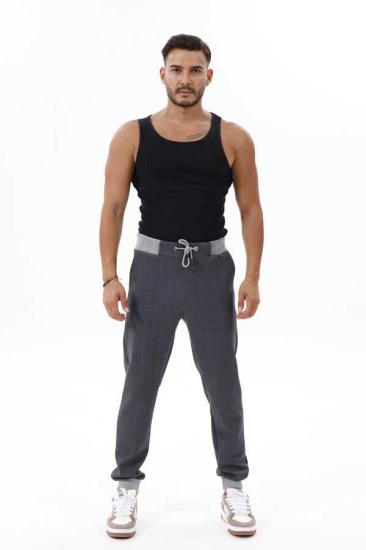 Erkek Antrasit Jogger Lastik Paça Eşofman Altı | ZC 201